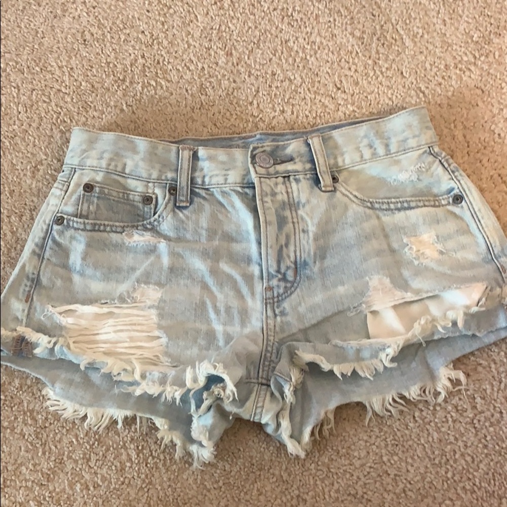 American Eagle cutoff boyfriend jean shorts